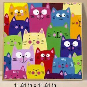 Bright Cats - Diamond Canvas Kit